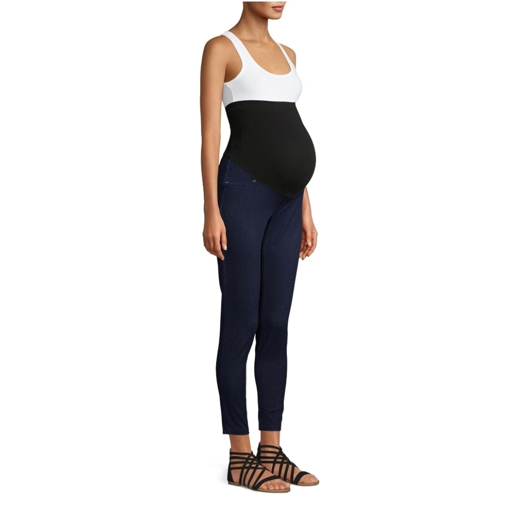 XL Time and Tru Women's Maternity Dark Denim Jeggings